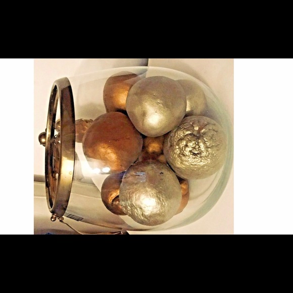 New Italian Glass Lemon Gold Hand Blown Italy - Picture 10 of 16